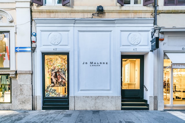 Storefront Signs for Jo Malone in Dallas