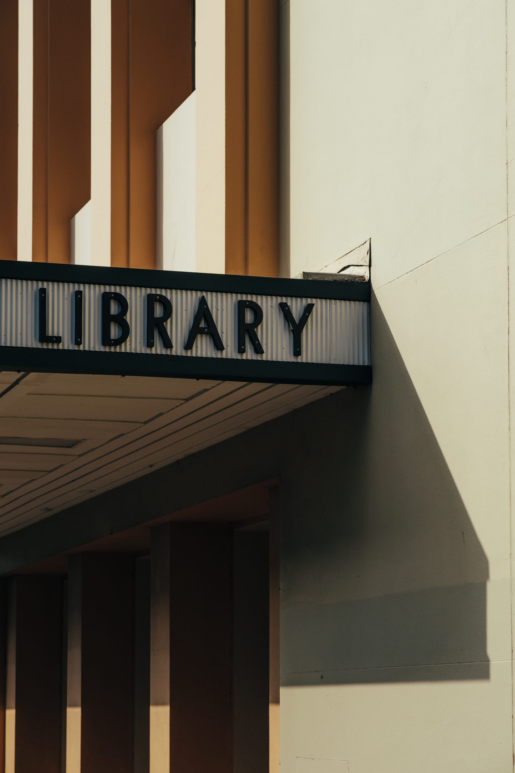 Exterior Business Signs for Library in Dallas