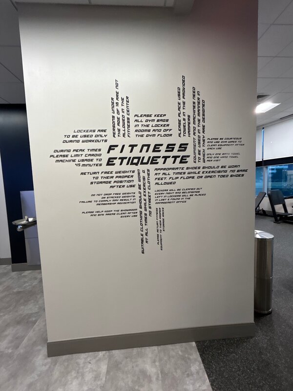 Exercise Room & Fitness Center Motivational Wall Quote Decals